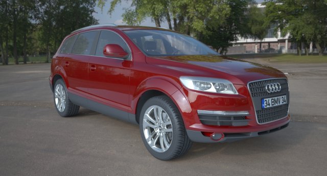 audi q7 3D मॉडल .c4d .max .obj .3ds .fbx .stl .blend