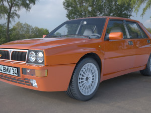 lancia delta hf 3D Model