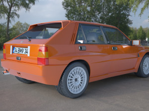 lancia delta hf 3D Model
