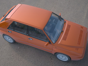 lancia delta hf 3D Model