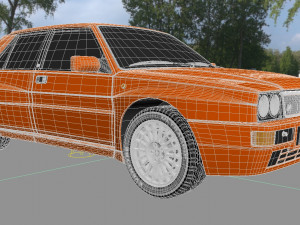 lancia delta hf 3D Model