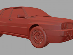 lancia delta hf 3D Model