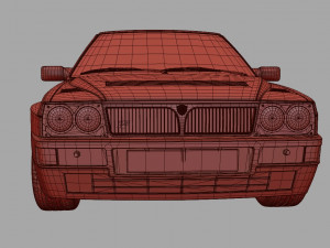 lancia delta hf 3D Model