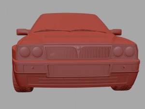 lancia delta hf 3D Model