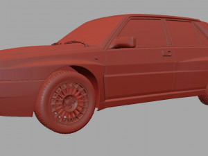 lancia delta hf 3D Model