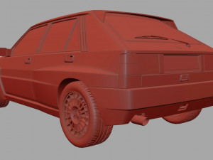 lancia delta hf 3D Model