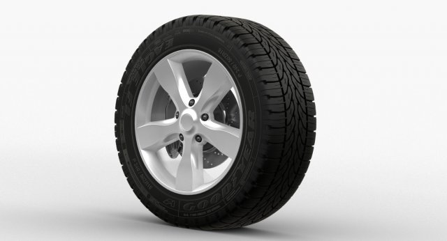 wheel Model 3D .c4d .max .obj .3ds .fbx .stl .blend 