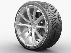 car tire 3D Model