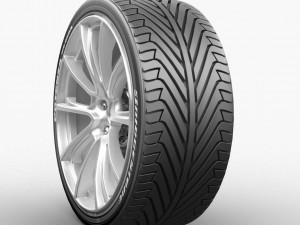 car tire Model 3D