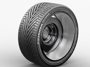 car tire Model 3D