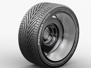 car tire 3D Model