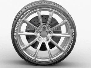 car tire 3D Model