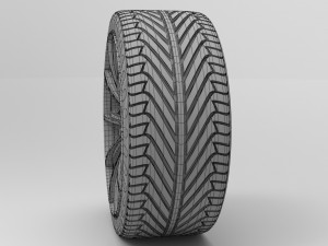 car tire Model 3D