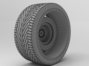 car tire Model 3D