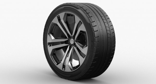car wheel 3D Model .c4d .max .obj .3ds .fbx .stl .blend 