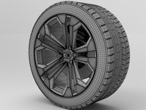 car wheel 3D Model