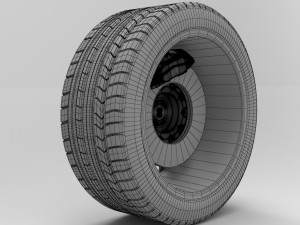 car wheel 3D Model