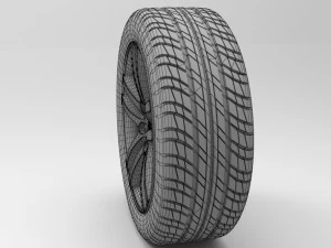 wheel car 3D Model