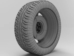 wheel car 3D Model