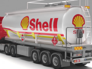 Scania 420 fuel tanker 3D Model