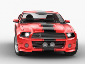 shelby gt 500 3D Модель