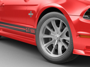 shelby gt 500 3D Модель