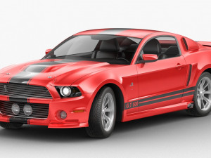 shelby gt 500 3D Модель