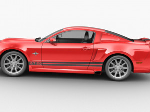 shelby gt 500 3D Модель