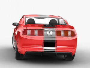 shelby gt 500 3D Модель