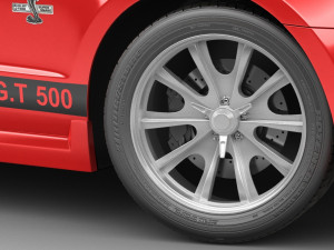 shelby gt 500 3D Модель