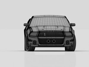 shelby gt 500 3D Model