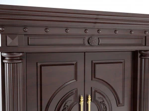 double door 01 3D Model