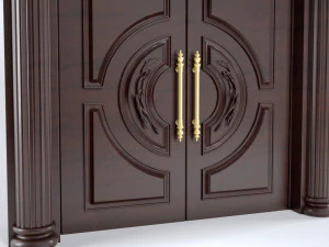 double door 01 3D Model