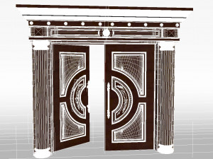 double door 01 3D-Modell