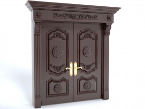 double door Modelo 3D