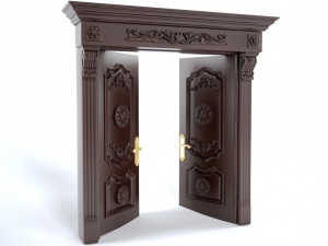 double door Modelo 3D