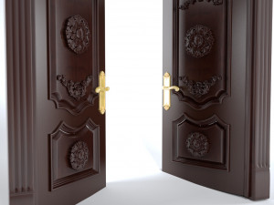 double door Modelo 3D