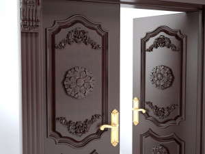 double door Modelo 3D