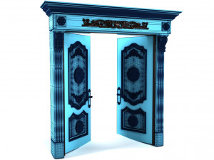 double door Modelo 3D