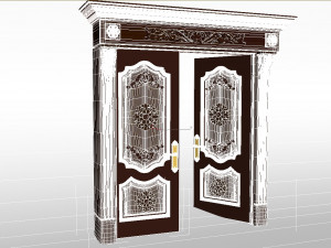 double door Modelo 3D