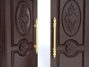 double door 02 3D Model