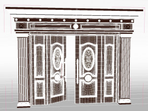 double door 02 Modelo 3D