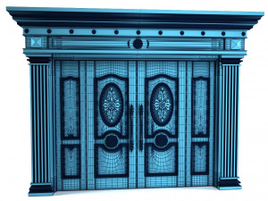 double door 02 Modelo 3D