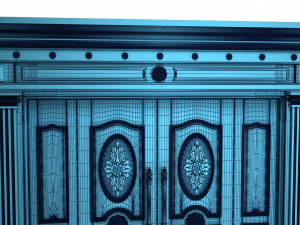 double door 02 Modelo 3D
