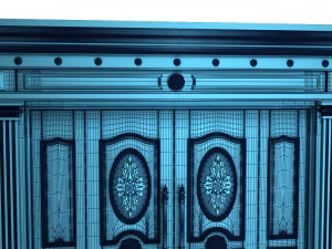 double door 02 3D Model