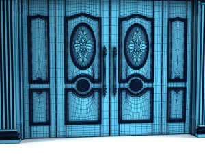 double door 02 3D Model