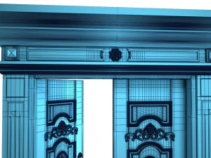 double door 03 3D Model