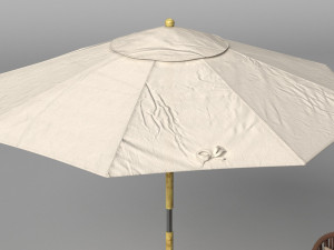 garden sofa set 3D 模型