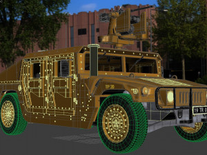 humvee 3D Model