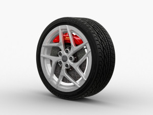 wheel rim 3Dモデル